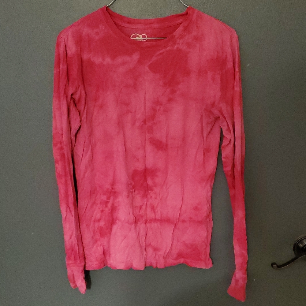 OP Vibrant Pink Long Sleeve Tee